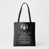 Bble quote psalm 91 angels Religieuze kunst Tote Bag (Voorkant)