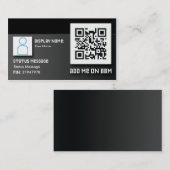 BBM Barcode-Visitekaartjes Visitekaartje (Voorkant / Achterkant)