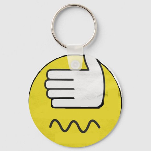 bbm-kanteloog sleutelhanger (Voorkant)