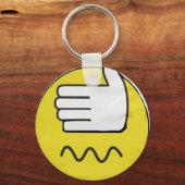 bbm-kanteloog sleutelhanger (Voorkant)