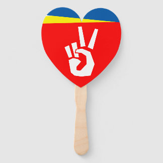BBM Peace Sign Hand Fan Handwaaier