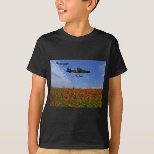 BBMF en papaver T-shirt (Voorkant)