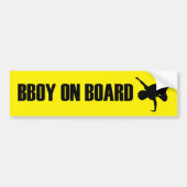 Bboy Bumpersticker (Voorkant)