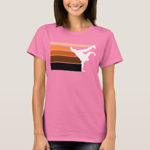 BBOY gradiënt oranje WAT T-shirt