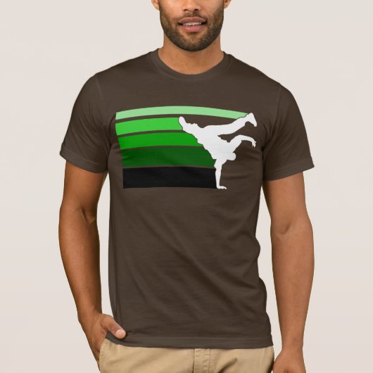 BBOY gradiëntgradiënt gradiënt gradiënt hol T-shirt (Voorkant)