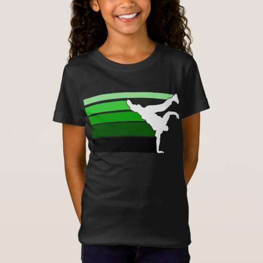 BBOY gradiëntgradiënt grn whout kinder T-shirt (Voorkant)