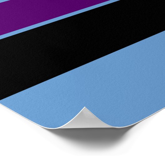 BBOY gradiëntprofiel Wit poster (Hoek)