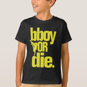 bboy of die - geel t-shirt