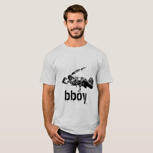 Bboy pose van Jeffrey T-shirt (Voorkant volledig)
