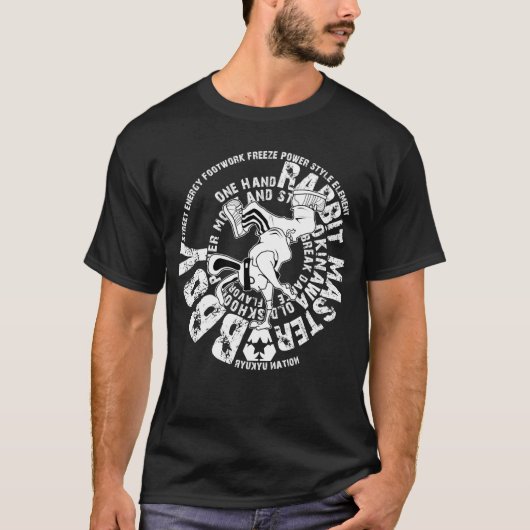 bboy rabbit t-shirt (Voorkant)