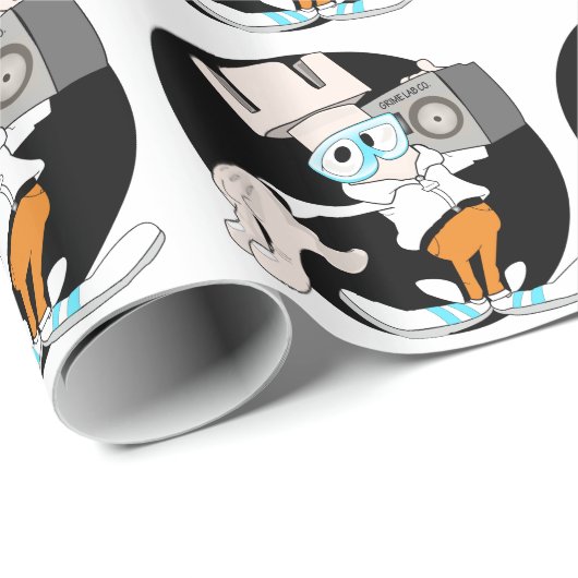 bboy toren cadeaupapier (Rol Hoek)