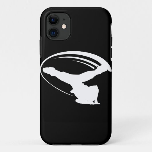 BBOY windmolen whitphone4 Case-Mate iPhone Case (Achterkant)