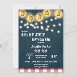 BBQ | 4 juli verjaardag Kaart