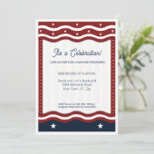 BBQ 4 van juli Feest Kaart (Staand voorkant)