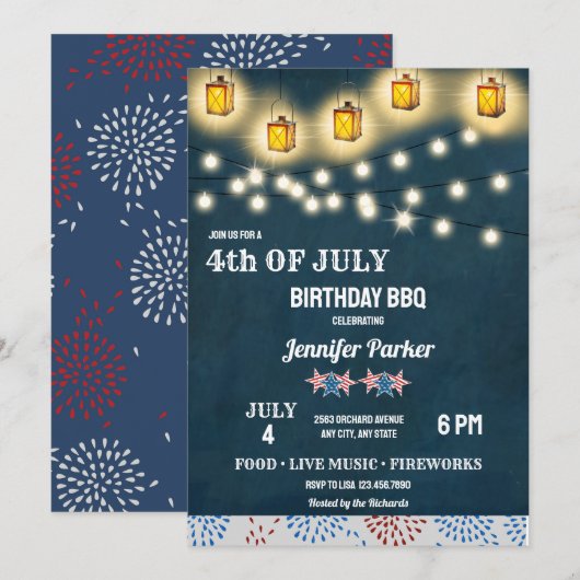 BBQ | 4e van juli 2010 Kaart (Voorkant / Achterkant)