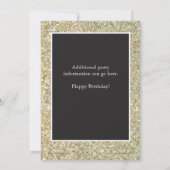 BBQ 50th Birthday Party Invitation Kaart (Achterkant)