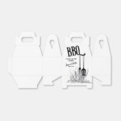 BBQ Achtertuin Feest Bedankdoosjes (Uitgevouwen)