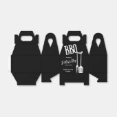 BBQ Achtertuin Feest Bedankdoosjes (Uitgevouwen)