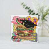 BBQ - Afstuderen / Elke dag! SRF Kaart (Staand voorkant)