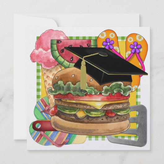 BBQ - Afstuderen / Elke dag! SRF Kaart (Voorkant)