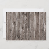 BBQ Afstuderen Party High School Boy Casual Rustie Kaart (Achterkant)