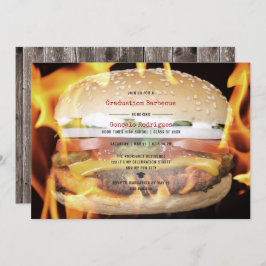 BBQ Afstuderen Party High School Boy Casual Rustie Kaart