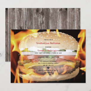 BBQ Afstuderen Party High School Boy Casual Rustie Kaart