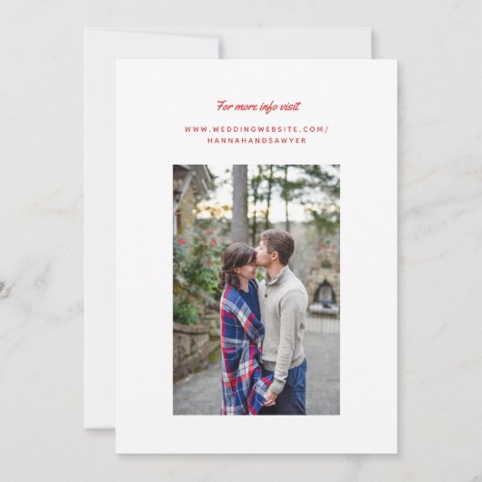 BBQ American Engagement Party Couple's Shower Kaart (Achterkant)