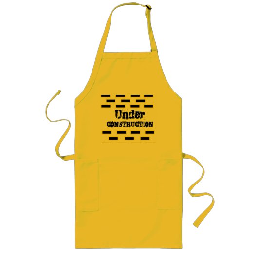 BBQ Apron grappige renovatie bouw Lang Schort (Voorkant)