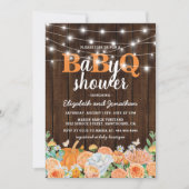 BBQ-Baby-koppels — Shower | Herfst BaByQ Barbecue Kaart (Voorkant)