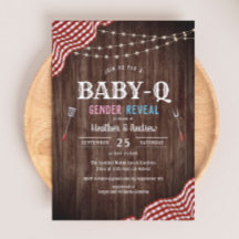 BBQ Baby shower Baby-Q Genderopenbaring