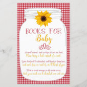 BBQ Baby shower Book Request Kaart (Voorkant)