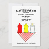 BBQ-Baby shower Kaart (Voorkant)