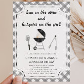 BBQ Baby Shower Kaart