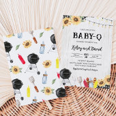 BBQ Baby Shower Kaart
