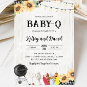 BBQ Baby Shower Kaart