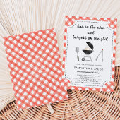 BBQ Baby Shower Kaart
