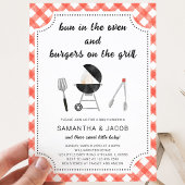 BBQ Baby Shower Kaart