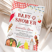 BBQ Baby Shower Kaart