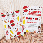 BBQ Baby Shower Kaart