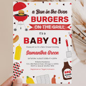 BBQ Baby Shower Kaart