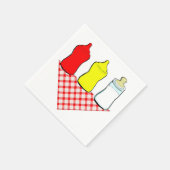 BBQ Baby shower Napkins Servet (Hoek)