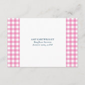 BBQ Baby shower Raad hoeveel  spel Kaart (Achterkant)