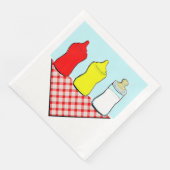 BBQ Baby Shower Servetten (Hoek)
