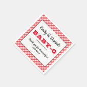 BBQ Baby Shower Servetten (Hoek)