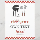 BBQ Baby shower Sign (Voorkant)