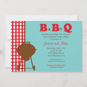 BBQ Baby shower Uitnodiging (Voorkant)
