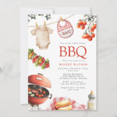 BBQ baby shower uitnodiging (Voorkant)