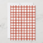 BBQ Baby shower Uitnodiging | Baby Q Uitnodigingen (Achterkant)