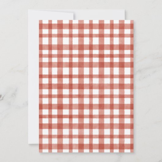 BBQ Baby shower Uitnodiging | Baby Q Uitnodigingen (Achterkant)